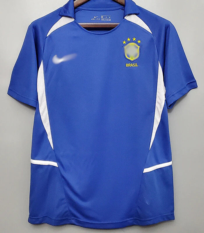 Camiseta Retro Brasil Visitante 2002